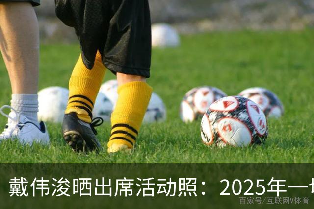 戴伟浚晒出席活动照：2025年一切顺利！